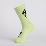 Chaussettes Specialized Techno vtt Tall - Vert fluo