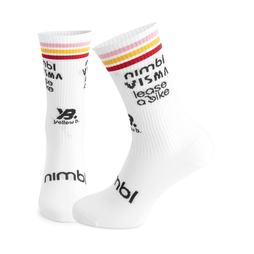 Calze Team Visma Lease a bike 2026 - Giro Trilogy Yellow B.