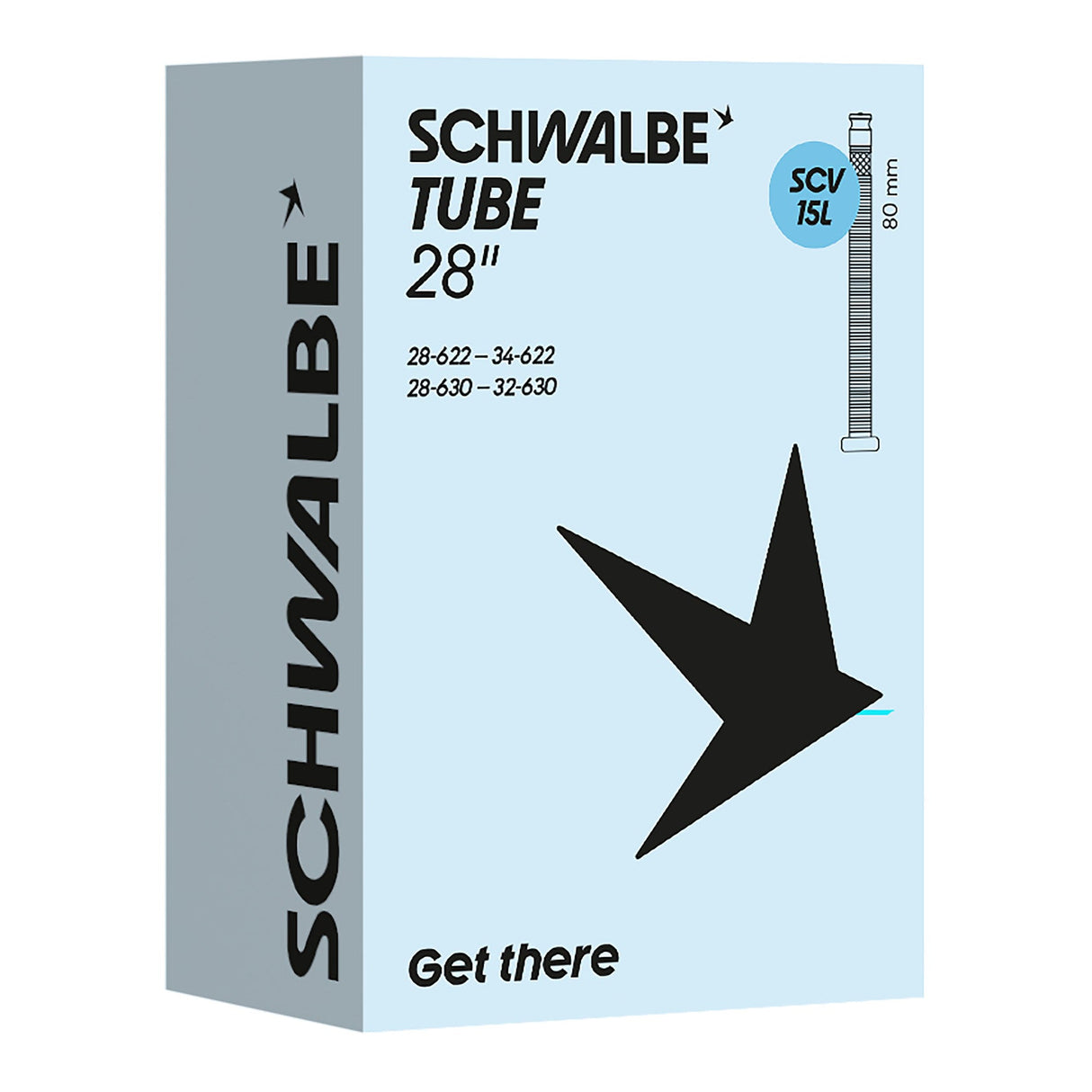 Schwalbe SCV15L 28x28-34 Schwalbe inner tube