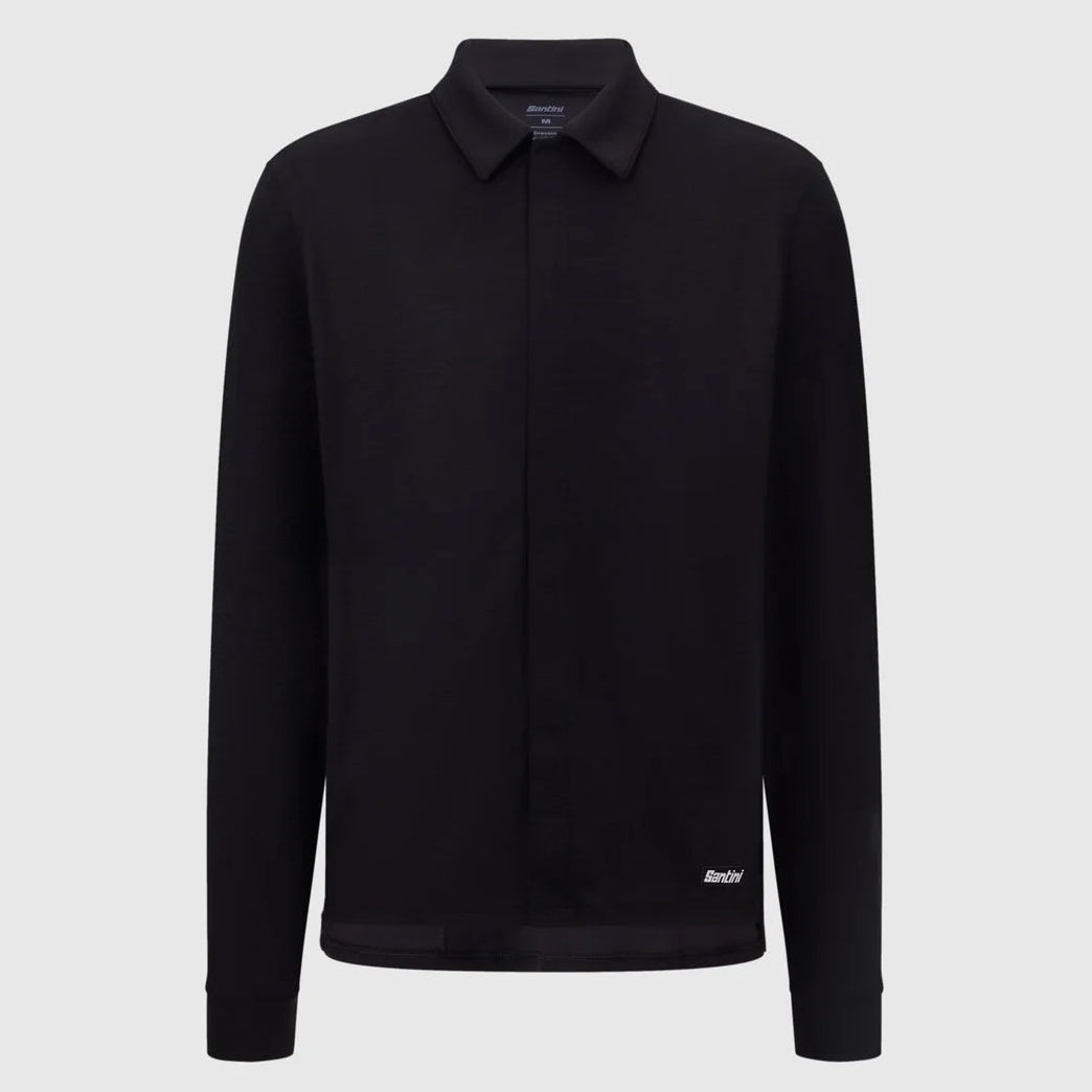 Chemise Santini Explorer Wool - Noir