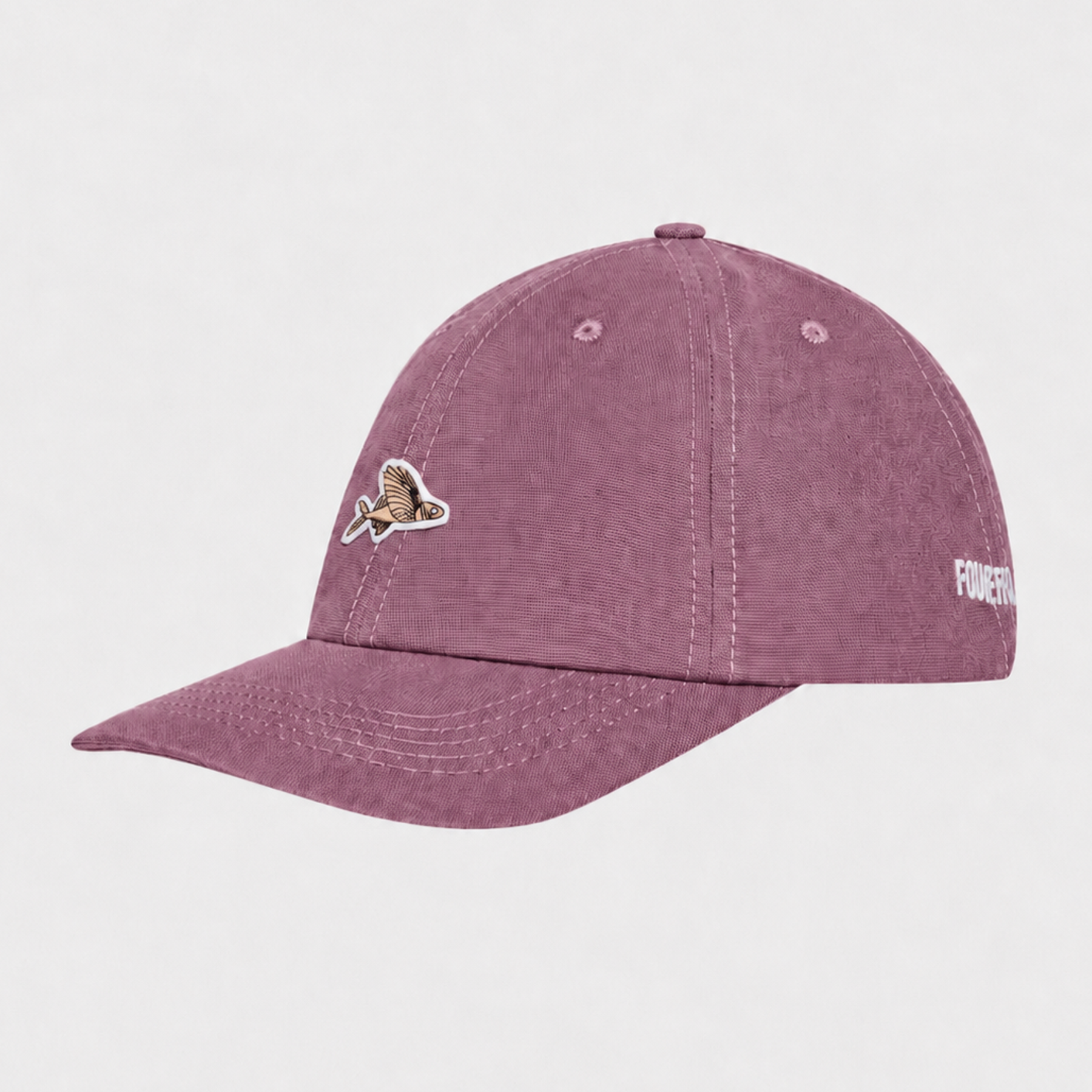 Cappellino Cafe du Cycliste Casual - Rosso chiaro Café du Cycliste