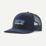 Cappellino Patagonia P-6 Logo Trucker - Blu Patagonia