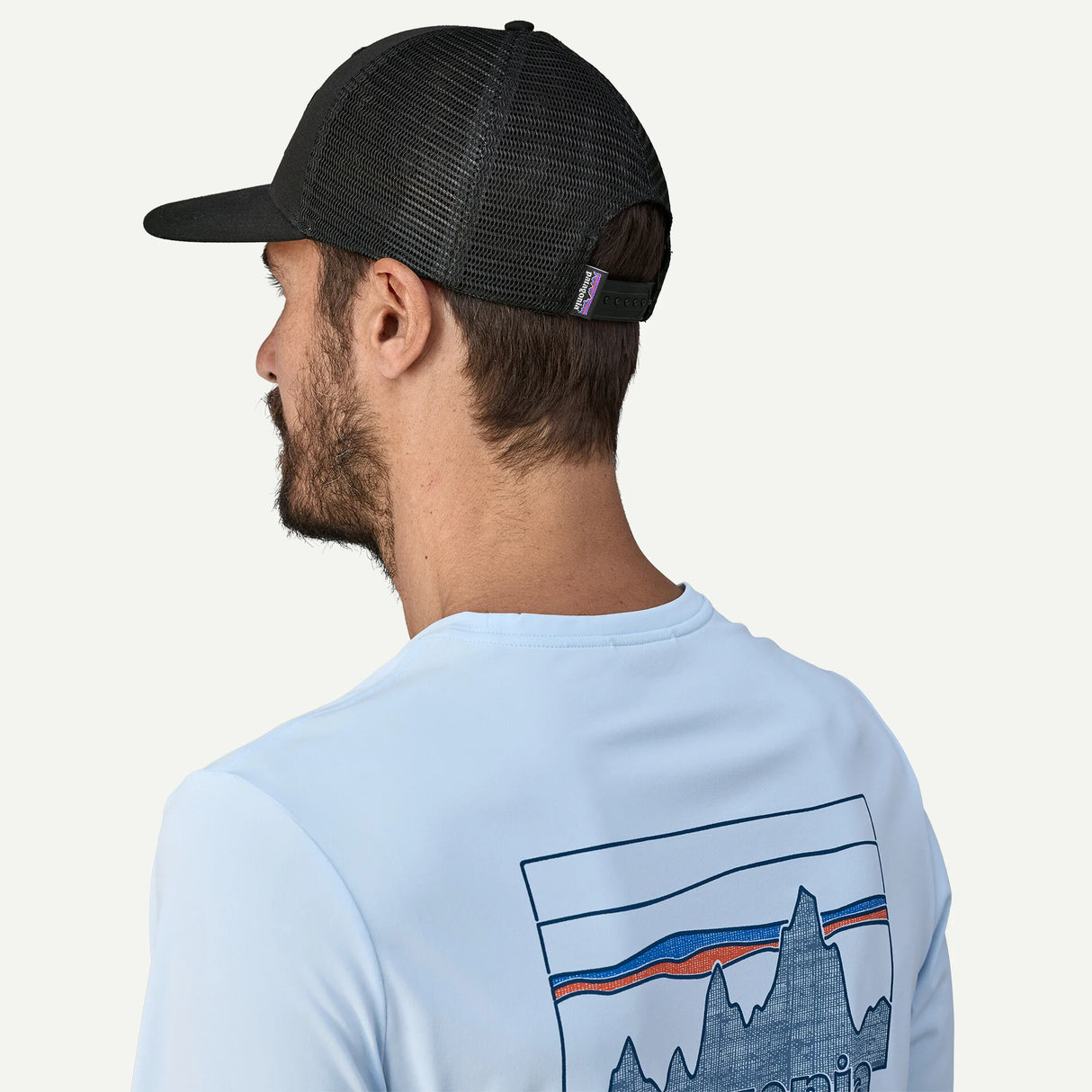 Cappellino Patagonia P-6 Logo Trucker - Nero Patagonia