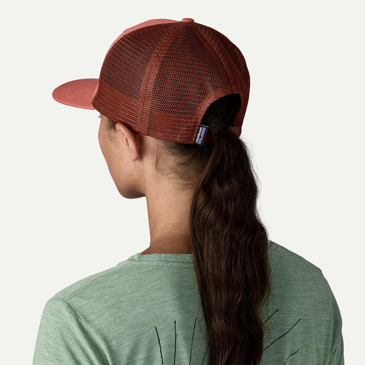 Cappellino Patagonia P-6 Logo Trucker - Rosso Patagonia