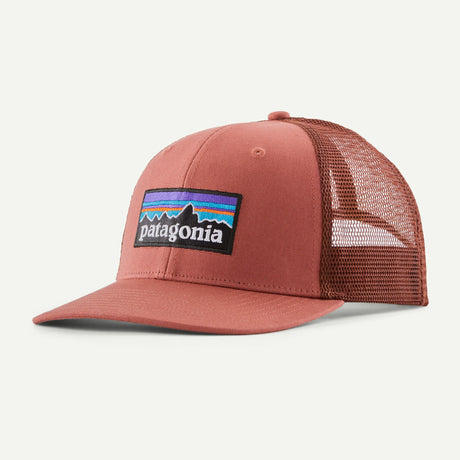 Cappellino Patagonia P-6 Logo Trucker - Rosso Patagonia