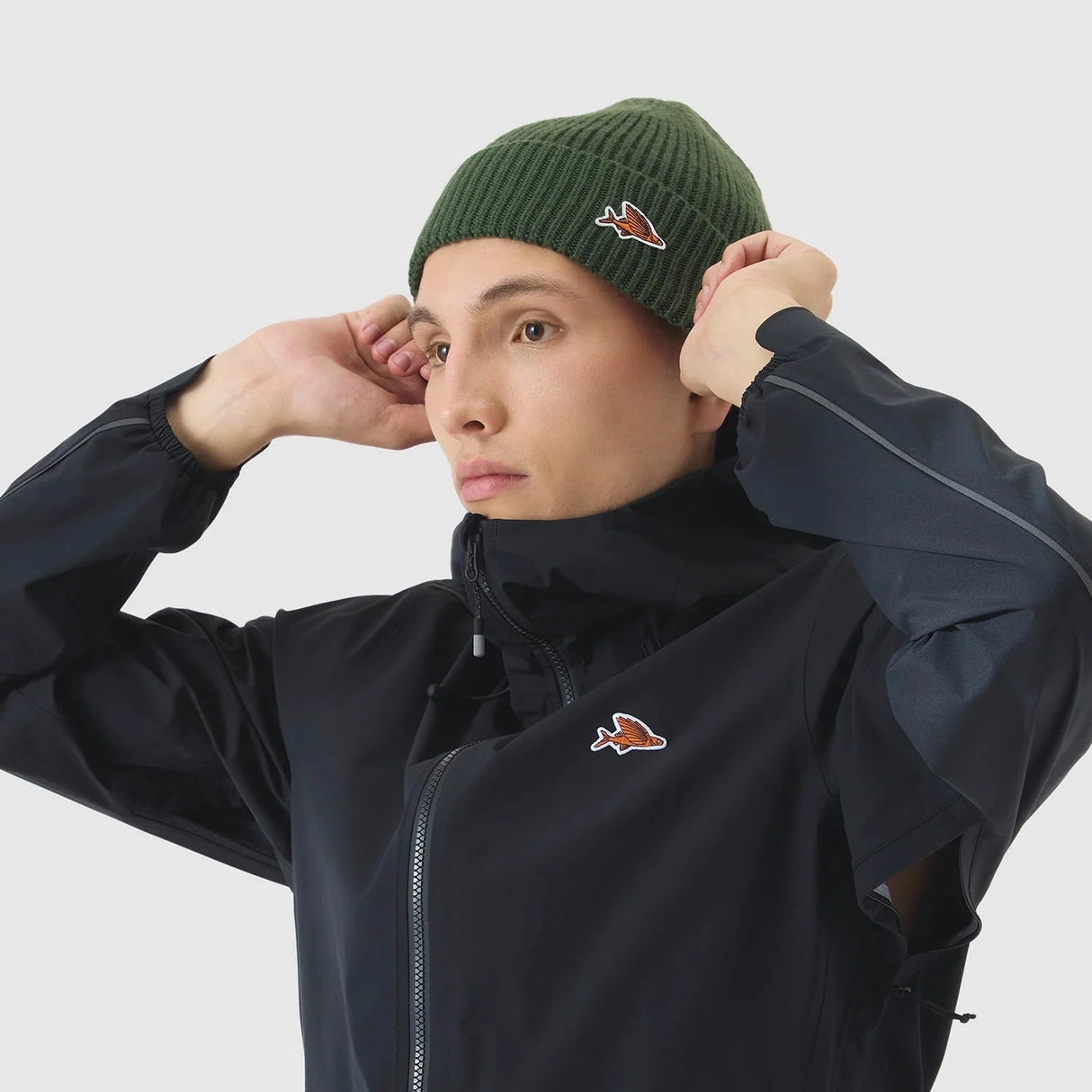 Cappellino invernale Cafe du Cycliste Josiane Merino - Verde Café du Cycliste