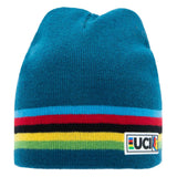 Bonnet Santini UCI Rainbow - Bleu