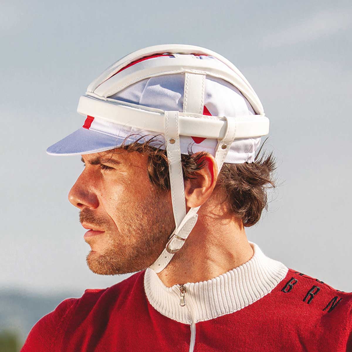 BRN Vintage Helm - Weiß