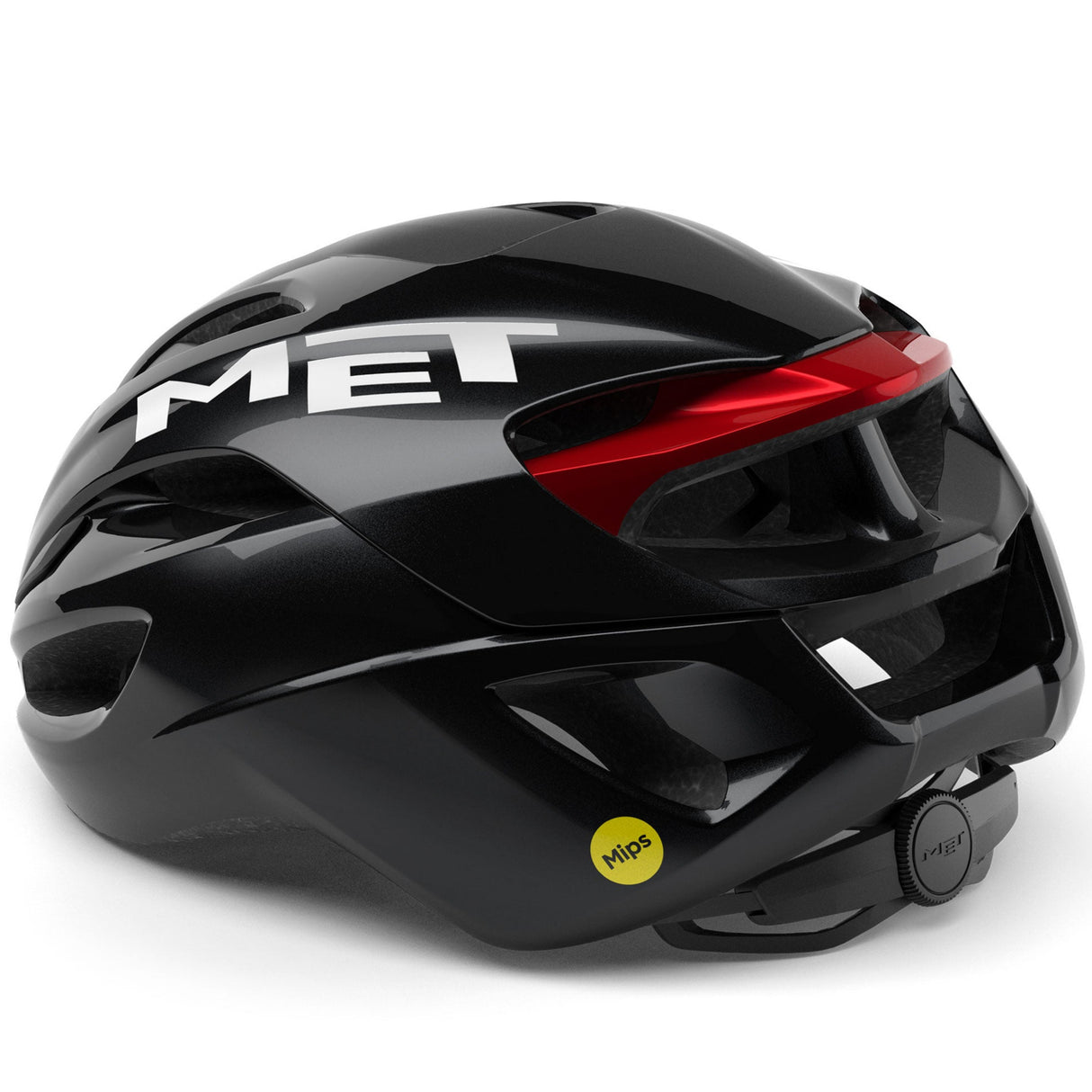Casco Met Rivale Mips - Nero rosso Met Helmets