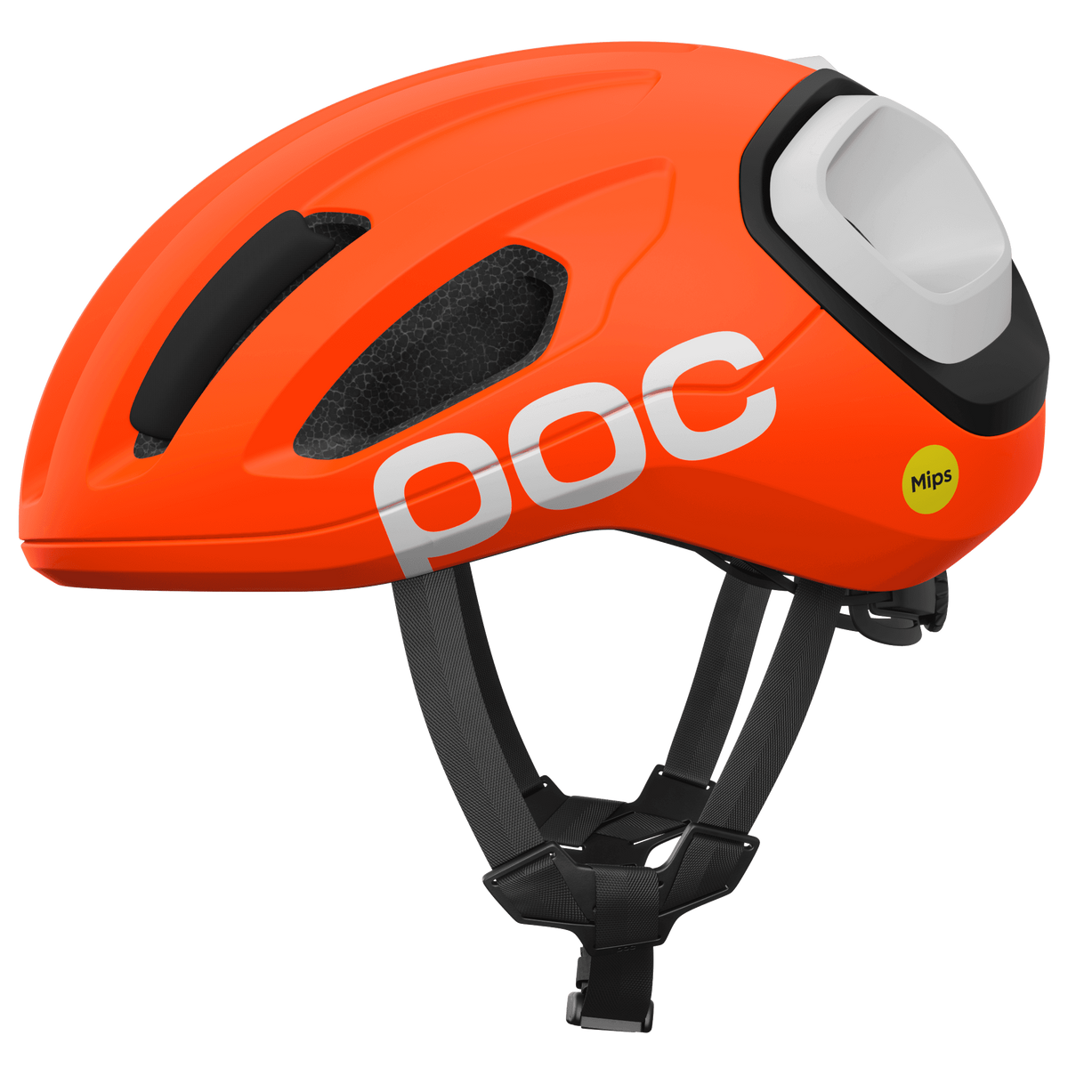 Casco Poc Amidal Mips - Naranja blanco