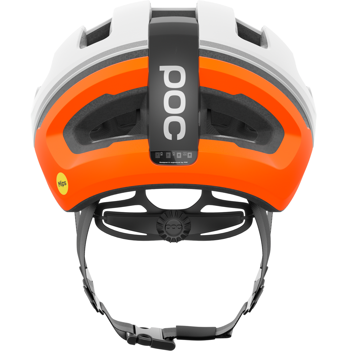 Poc Omne Beacon Mips Helmet - White Orange