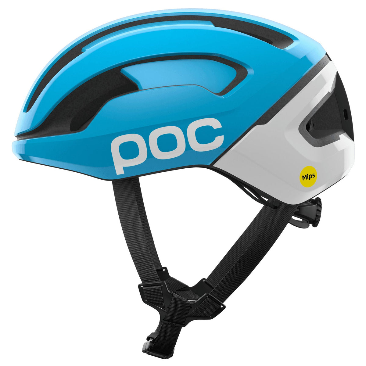 Casco Poc Omne Beacon Mips - Azul blanco