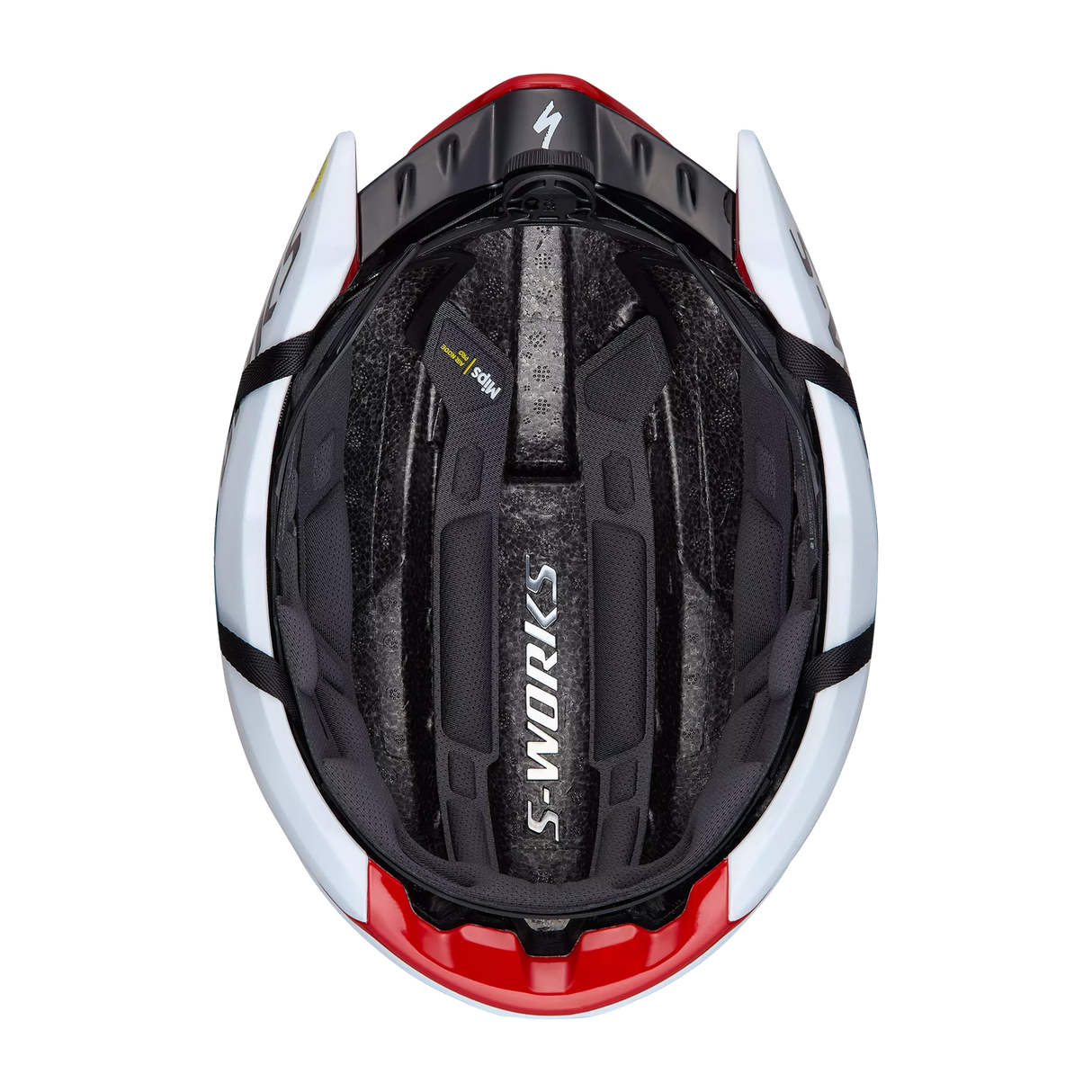 Casco Specialized S-Works Evade 4 - Blanco rojo