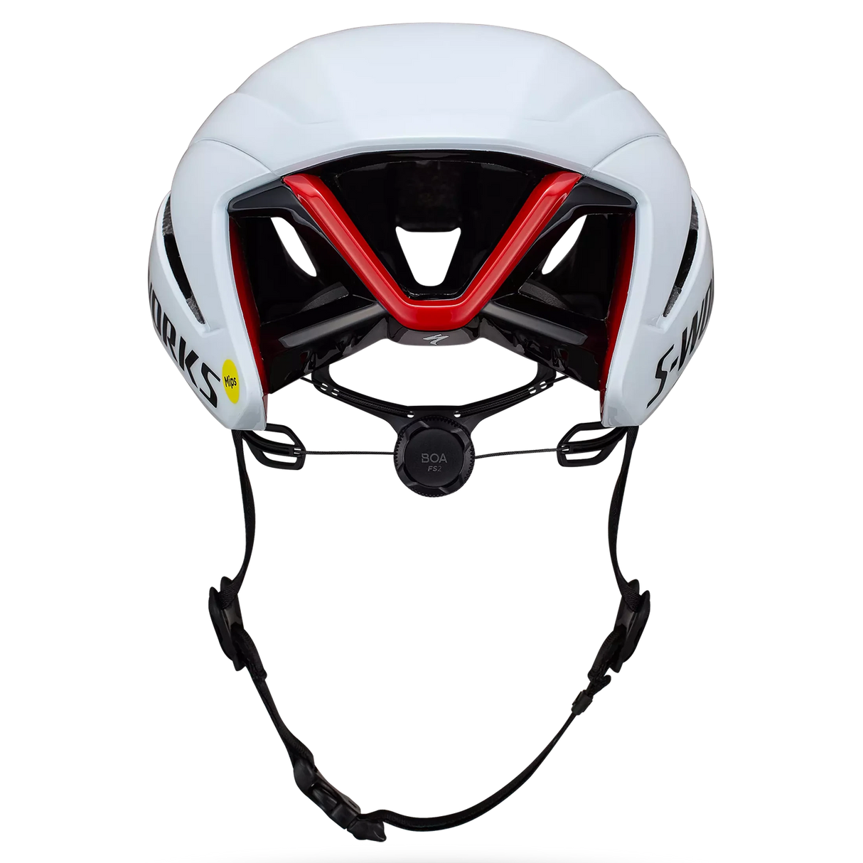 Casco Specialized S-Works Evade 4 - Blanco rojo