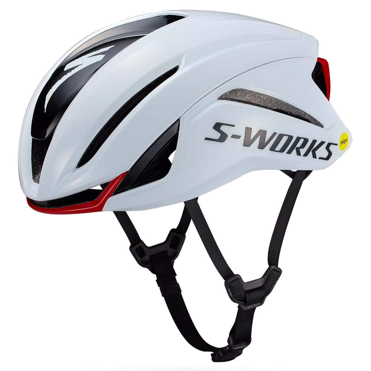Casco Specialized S-Works Evade 4 - Blanco rojo