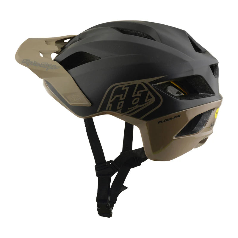 Casco Troy Lee Designs Flowline - Nero marrone Troy Lee Designs