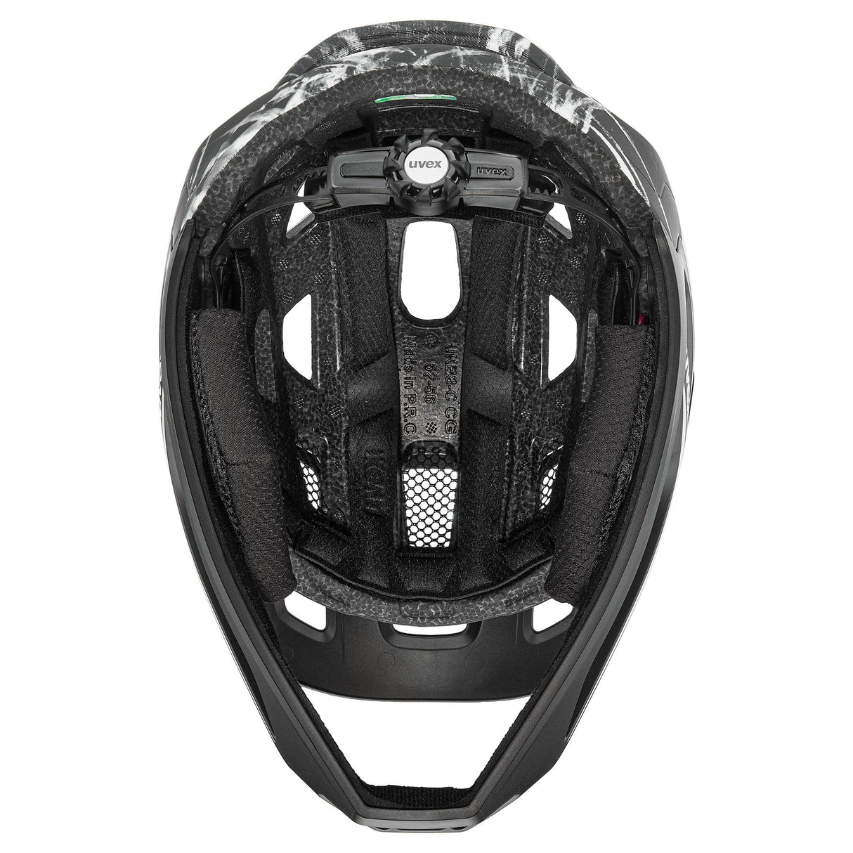 Uvex React Junior Fullface Helmet - Black white