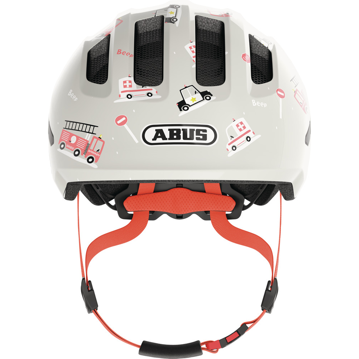 Casco bambino Abus Smiley 3.0 - Grey Rescue Abus