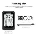 Ciclocomputador Coospo GPS BC107 - Negro