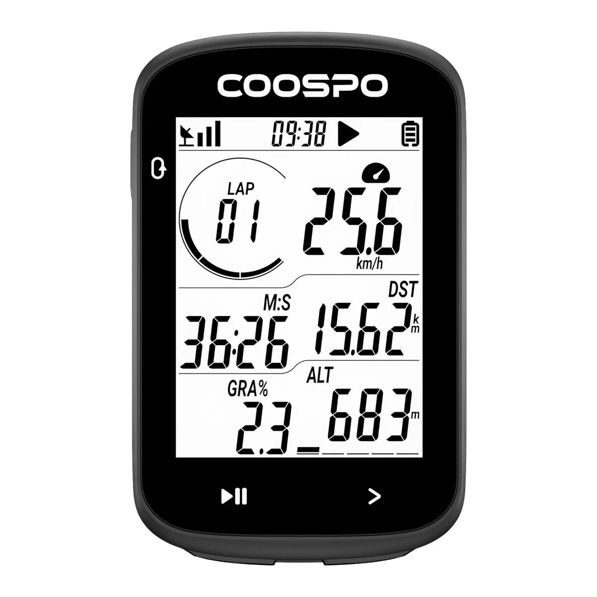 Ciclocomputer Coospo Gps CS300 - Nero COOSPO