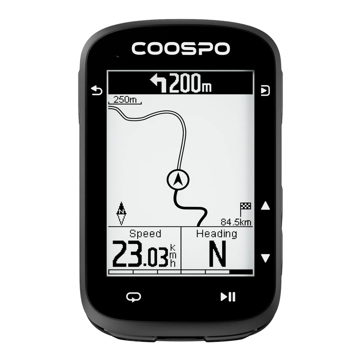 Coospo GPS CS500 Cycling Computer - Black
