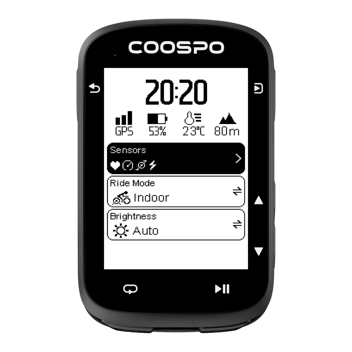 Coospo GPS CS500 Cycling Computer - Black