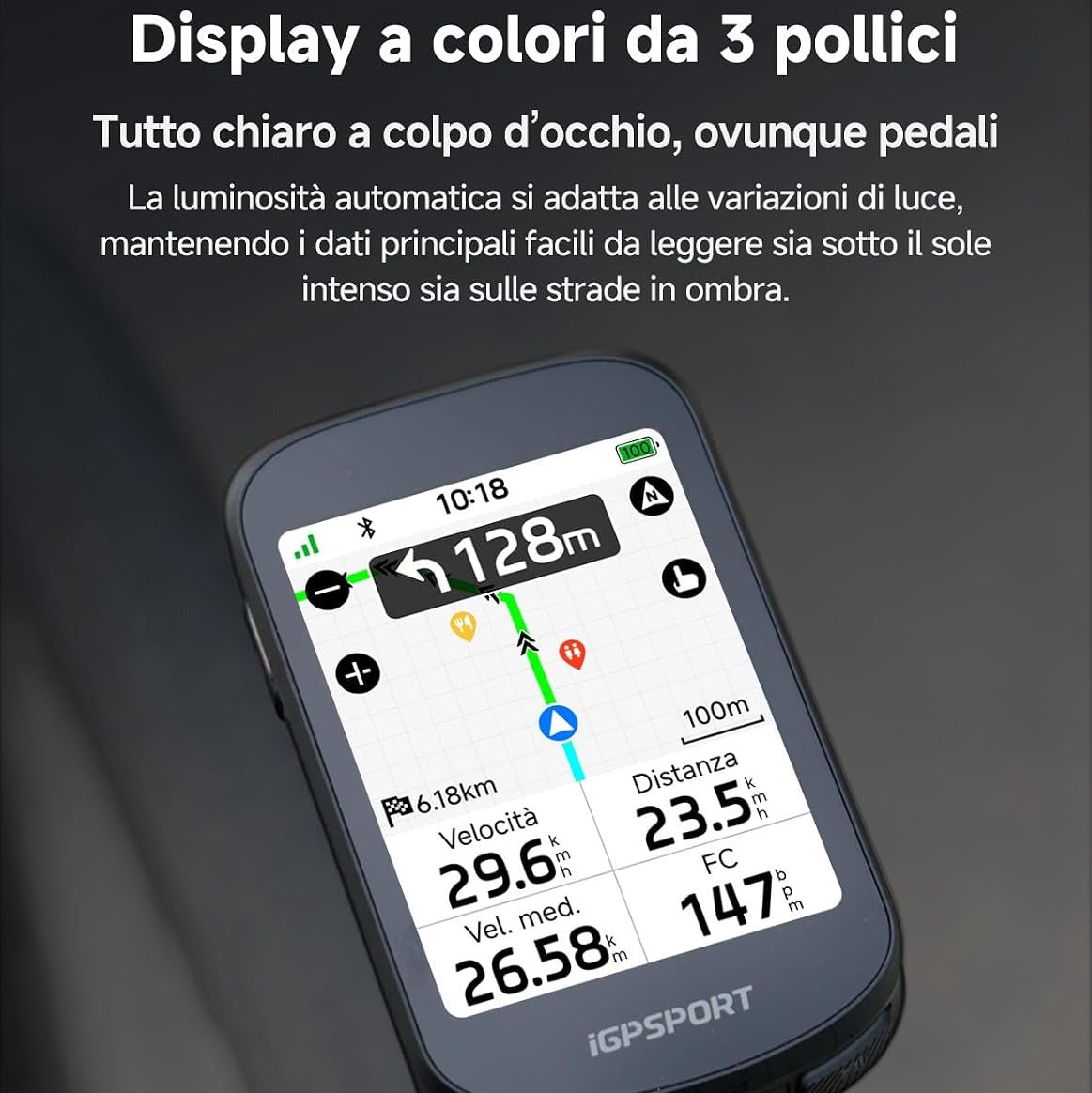 Ciclocomputador GPS iGPSPORT BSC200 Pro - Negro