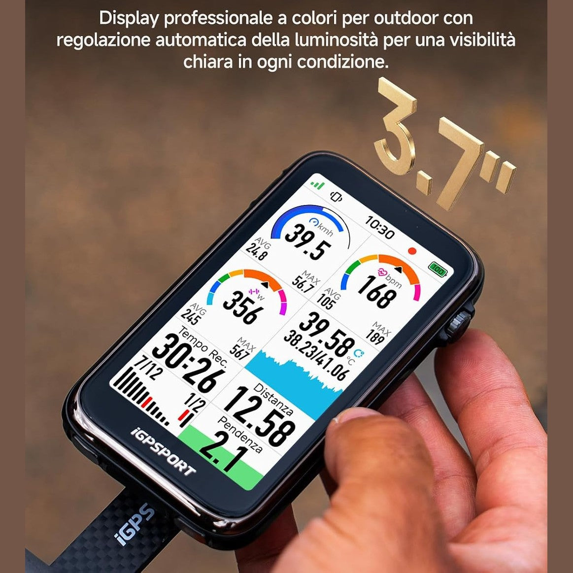 Compteur GPS iGPSPORT BiNavi Ultra - Noir