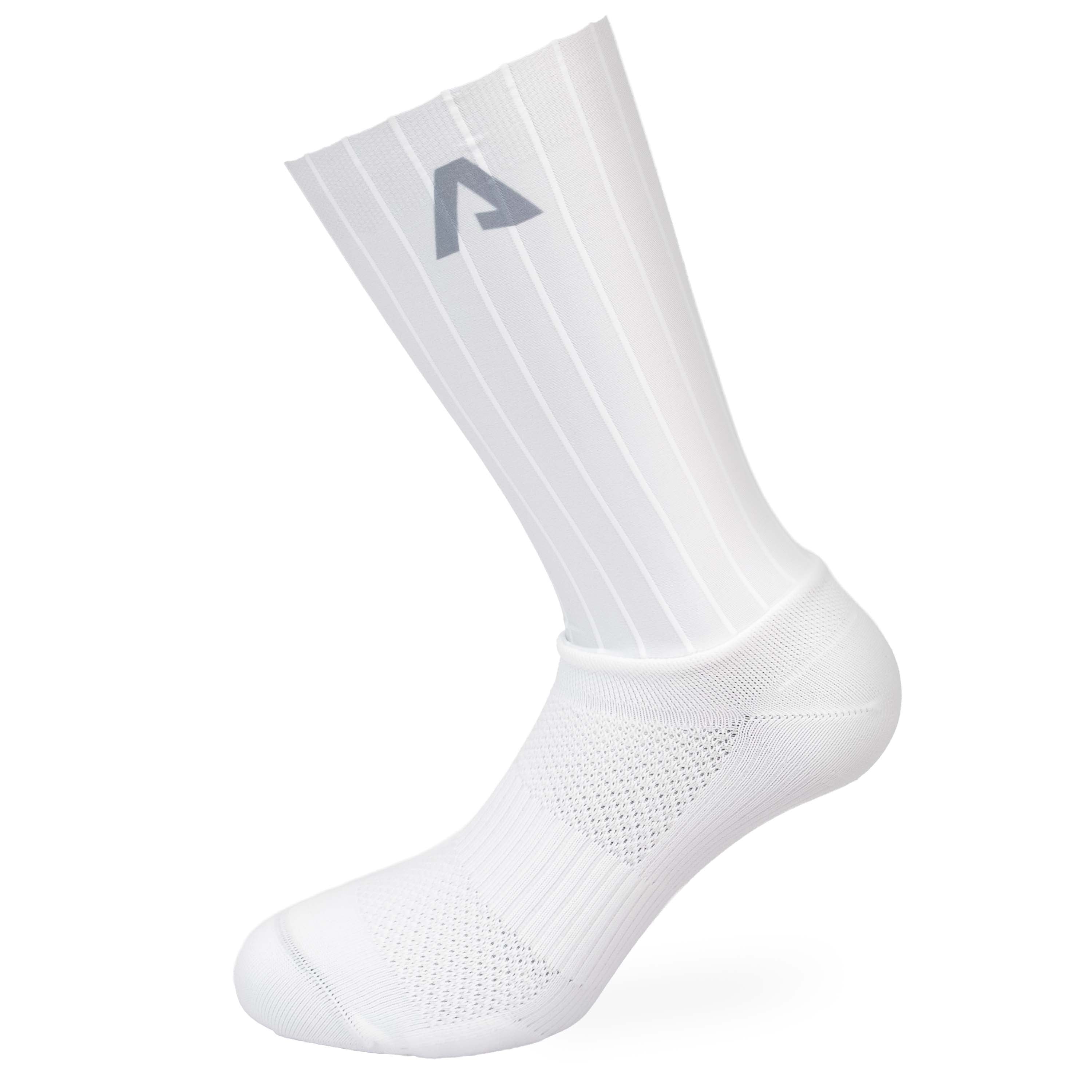 Chaussettes All4cycling Aero Speed - Blanc
