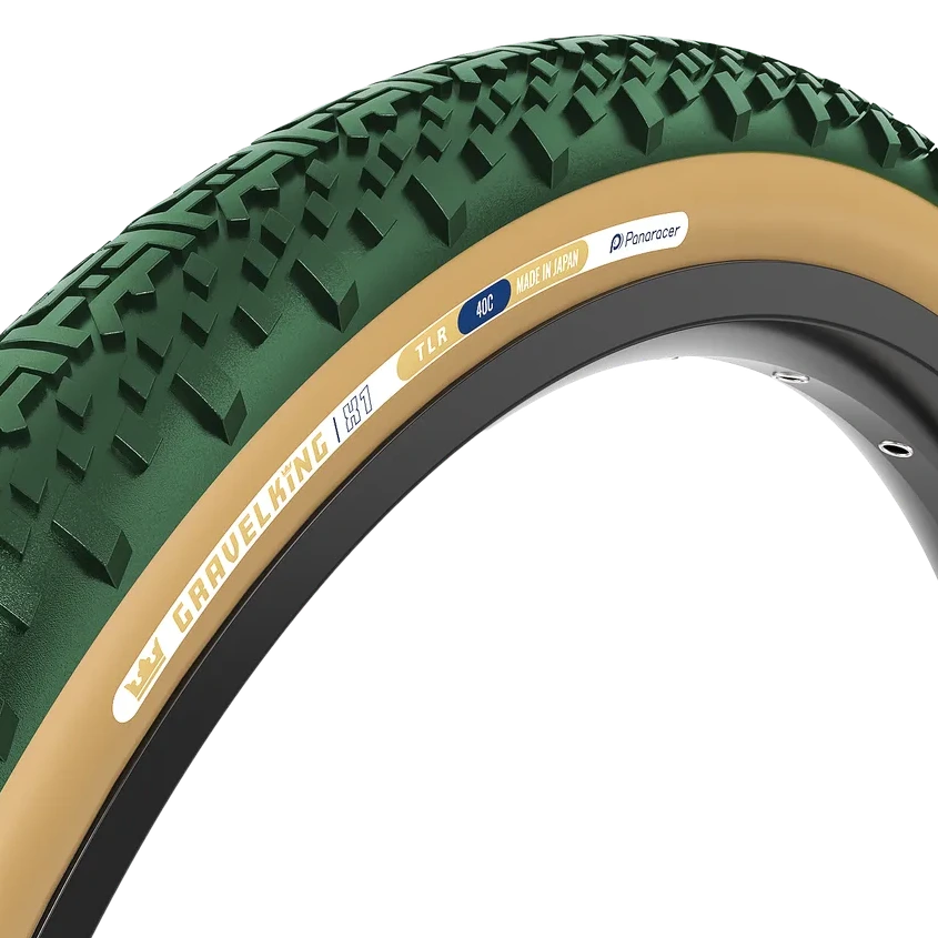 Pneu Panaracer Gravelking X1 TLR 700x50 - British Racing Green