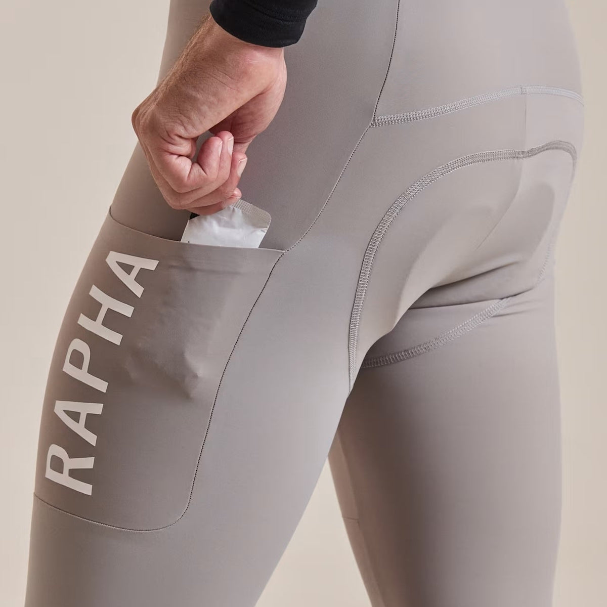 Rapha Pro Team Lightweight Cargo bib tight - Light grey