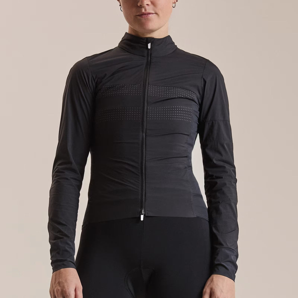 Rapha Brevet Lightweight Insulated frau jacke - Schwarz