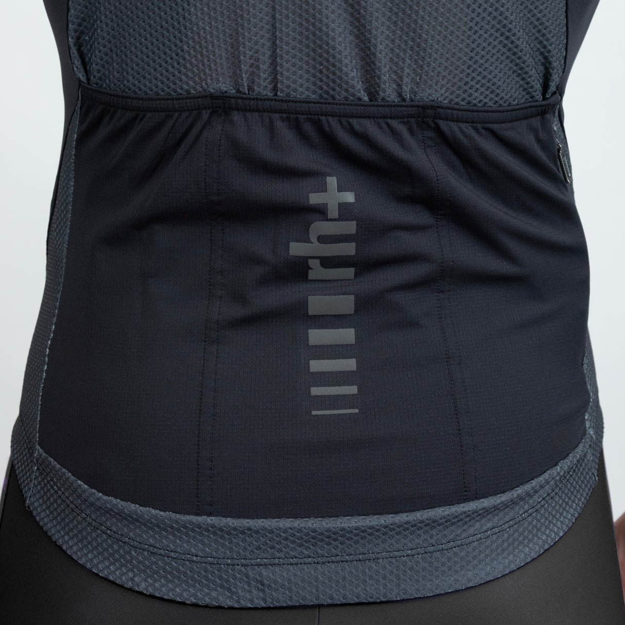 Rh+ Surplace langarmtrikot - Schwarz