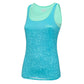 Top donna Dotout Flash - Verde acqua