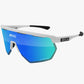 Lunettes Scicon Aerowing - Blanc multimirror bleu