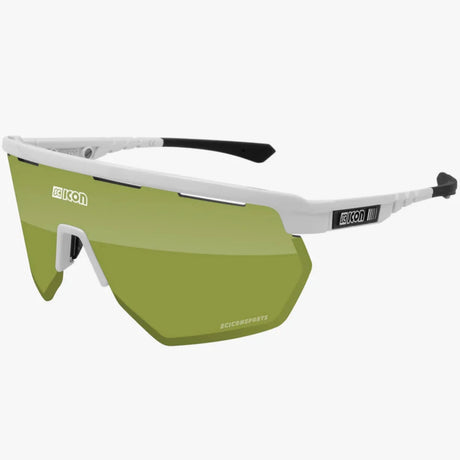 Occhiali Scicon Aerowing - Bianco trail verde - P