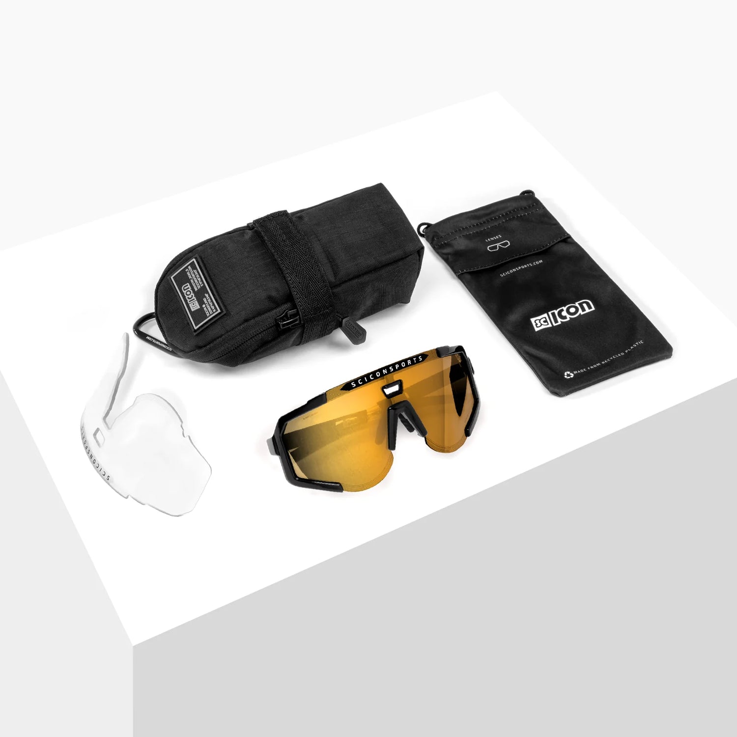Occhiali Scicon Aeroscope - Nero Multimirror bronzo - H