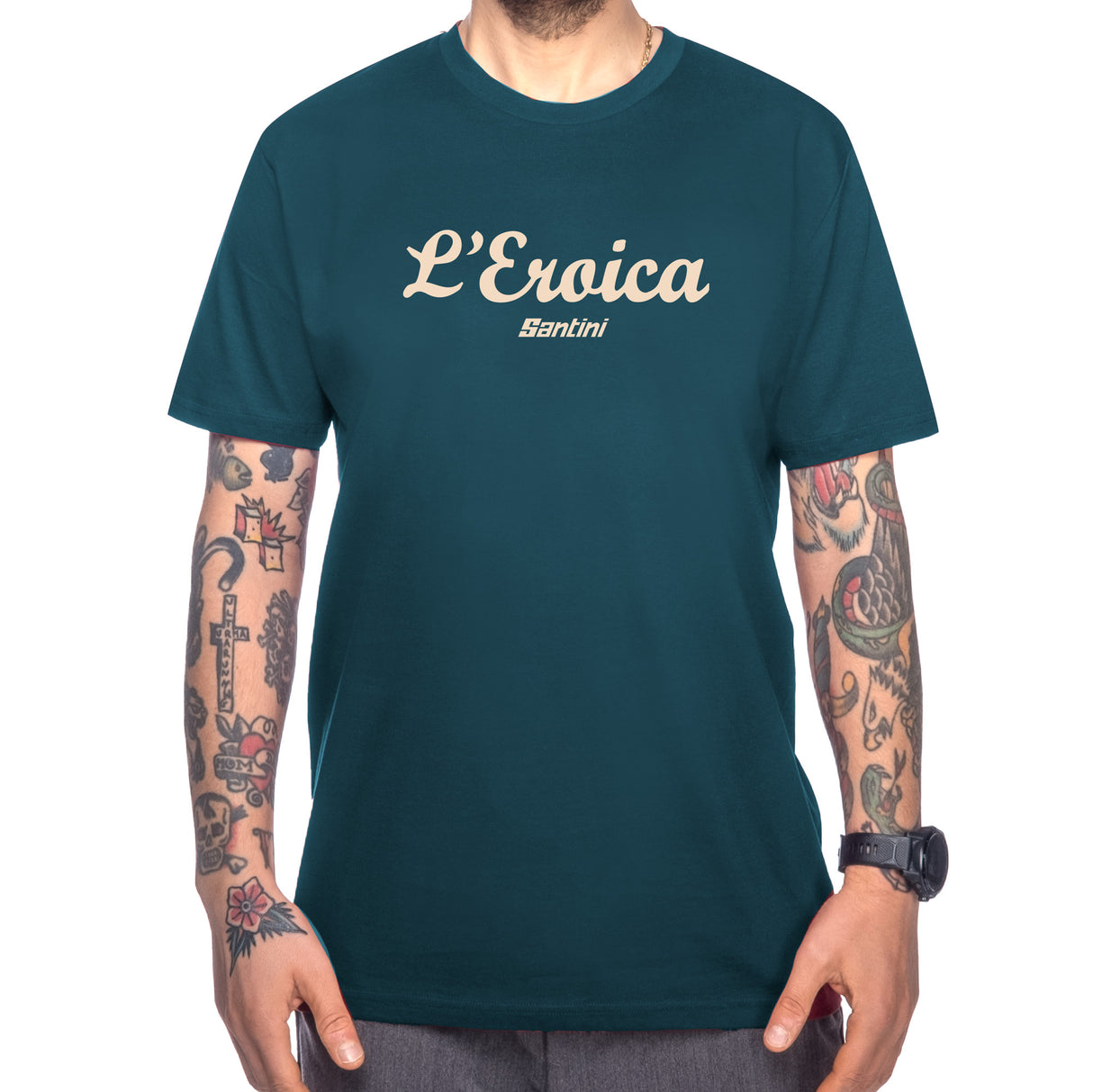 T-Shirt Santini Eroica - Blu - H