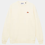 Felpa Cafe du cycliste Celeste - Bianco Café du Cycliste