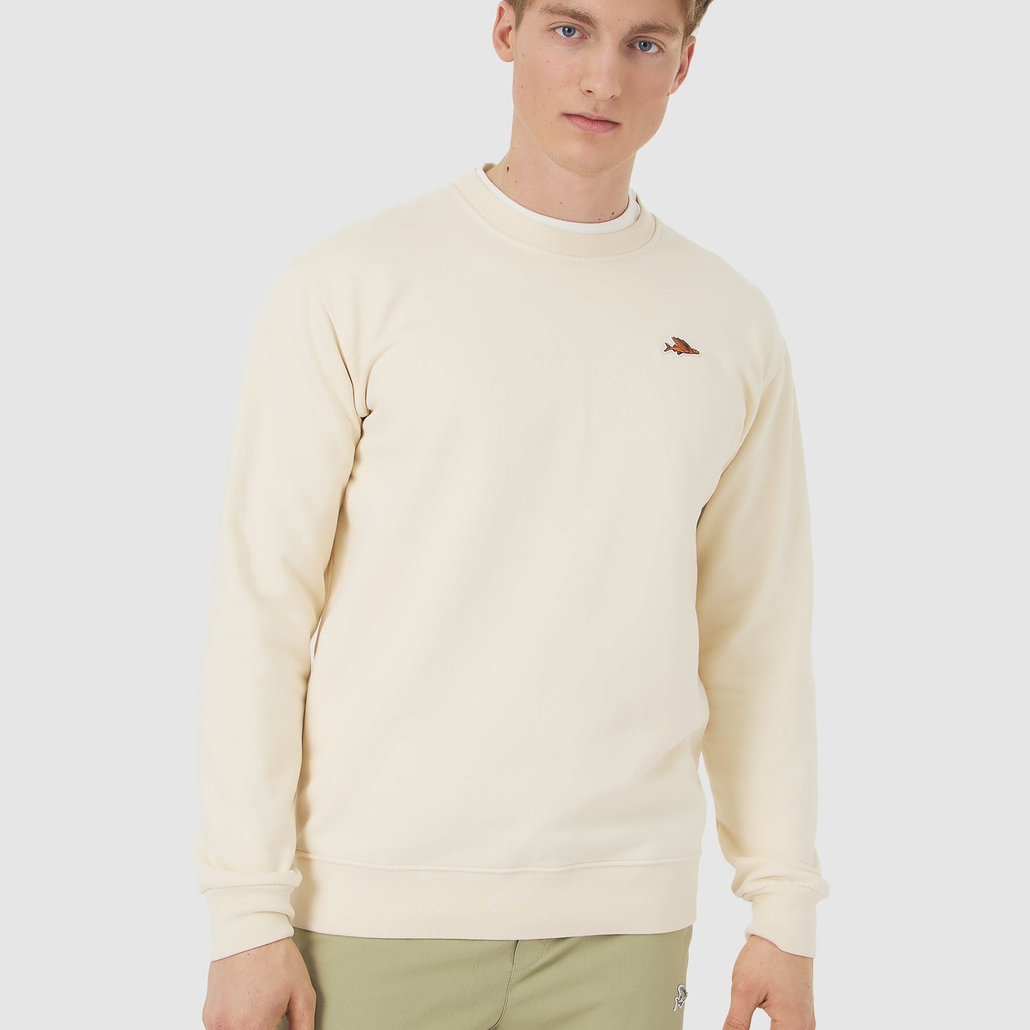 Felpa Cafe du cycliste Celeste - Bianco Café du Cycliste