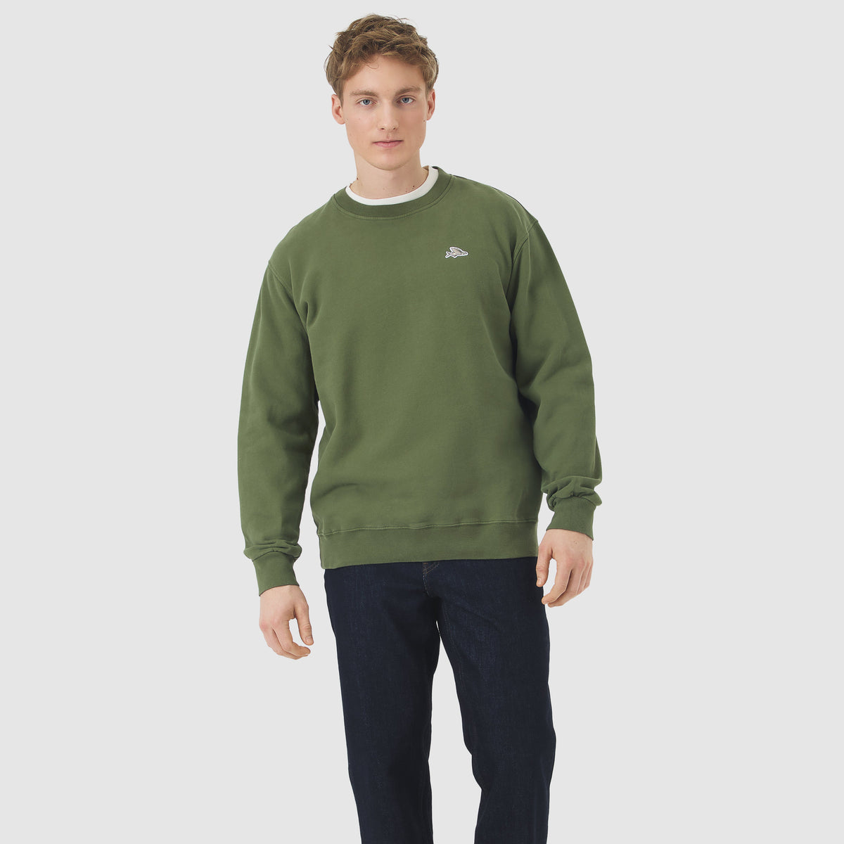 Felpa Cafe du cycliste Celeste - Verde scuro Café du Cycliste