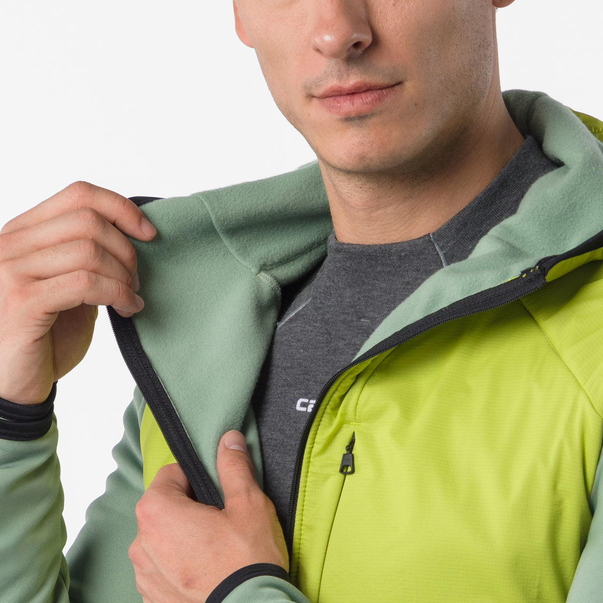 Felpa Castelli Unltd Roam - Verde chiaro Castelli