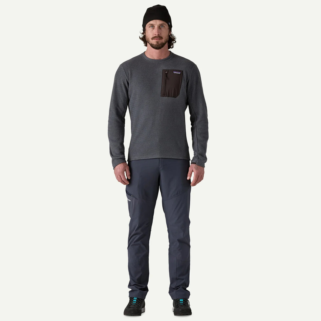 Felpa Patagonia R1 Air Crew - Blu Patagonia