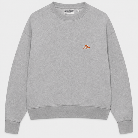 Felpa donna Cafe du cycliste Celeste - Grigio Café du Cycliste