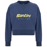 Felpa donna Santini Brand - Blu Santini
