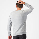 Sweat sans capuche Castelli Logo - Gris