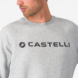 Sweat sans capuche Castelli Logo - Gris