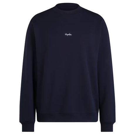 Felpa senza cappuccio Rapha Heavyweight Cotton - Blu Rapha