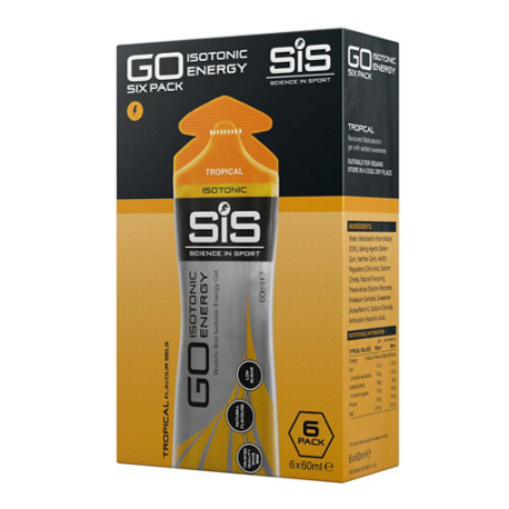 Gel Pack SiS Go Energy Isotonic 6x60ml - Tropical - F