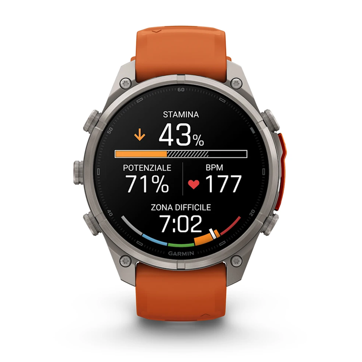 Garmin Fenix 9 Pro 47 mm inReach - Grigio Arancio Garmin